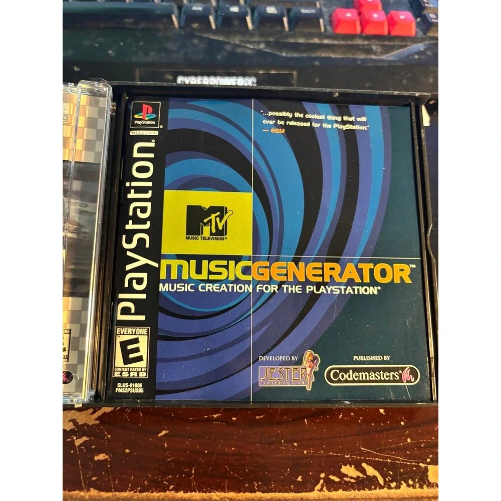 MTV Music Generator (Sony PlayStation 1, 1999) RARE COMPLETE